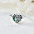 wholesale TOUPOP Tree Of Life Urn Ring For Ashes 925 Sterling Silver Family Tree Cremation Ring Memorial Keepsake Jewelry Always In My Heart Rings For Women Men -0-1