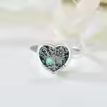 TOUPOP Sterling Silver Tree Of Life Urn Ring For Ashes Memorial Keepsake Jewelry-0-1