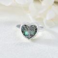 TOUPOP Sterling Silver Tree Of Life Urn Ring For Ashes Memorial Keepsake Jewelry-0-1
