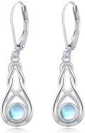 wholesale 925 Sterling Silver Celtic Knot Teardrop Moonstone Drop Earrings Gift for Her-0-0