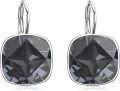 wholesale Sterling Silver Austrian Crystal Hypoallergenic Leverback Earrings Women s Gift-0-19