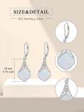 wholesale Sterling Silver Celtic Teardrop Drop Earrings Jewelry Gifts for Women-0-47