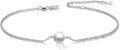 wholesale 925 Sterling Silver Pearl Charm Anklet for Women and Teen Girls-0-0