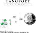 wholesale 925 Sterling Silver Shamrock Hat Stud Earrings - Irish Jewelry for Women & Girls-0-1