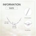 wholesale 925 Sterling Silver Box Chain with Freshwater Cultured Pearl Pendant Necklace for Women - Elegant Bridal -0-2