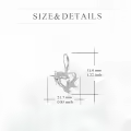 wholesale 925 Sterling Silver Turtle Moonstone Teardrop Earring Sets Wholesale Sea Life s for Her-0-5