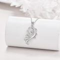 wholesale 925 Sterling Silver Phoenix Pendant Necklace-0-3