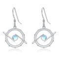 wholesale 925 Sterling Silver Earrings With Rainbow Moonstone-0-0
