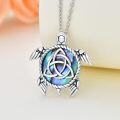 wholesale 925 Sterling Silver Abalone Shell Sea Turtle Tree of Life Compass Pendant Necklace for Women Mom Ocean Lover -0-2