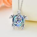 wholesale 925 Sterling Silver Abalone Shell Sea Turtle Tree of Life Compass Pendant Necklace for Women Mom Ocean Lover -0-2