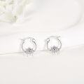 wholesale 925 Sterling Silver Spider Hoop Earrings - Cute Cartoon Style  for Women-0-4