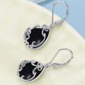 wholesale Sterling Silver Celtic Filigree Teardrop Earrings with Leverback for Women Mother s Day Gifts-0-13