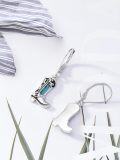 wholesale TOUPOP Cowgirl Earrings Western Earrings For Women Sterling Silver Turquoise Dangle Drop Western Jewelry For Women Country Cowgirl Jewelry Gifts For Her -0-4