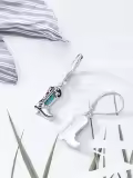 TOUPOP Sterling Silver Turquoise Cowgirl Western Dangle Earrings-0-4
