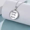 wholesale 925 Sterling Silver Round Abalone Shell and Opal Tree of Life Cremation Jewelry Keepsake Pendant Necklace Wholesale with Chain-0-3