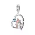 wholesale 925 Sterling Silver Family Love Charm Bracelet Wholesale for Daughter Mother Lover - Birthday Valentine's Day Gifts-0-38