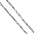 wholesale 925 Sterling Silver Byzantine Chain Bracelet - 2/4 mm & 3/5 mm Widths with Lobster Clasp Made in Italy (Length: 7 8)-0-1