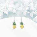 wholesale 925 Sterling Silver Pineapple Dangle Earrings-0-2