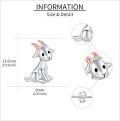 wholesale 925 Sterling Silver Goat Animal Stud Earrings for Women Girls Gifts Jewelry Accessories-0-3