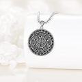 wholesale  Mayan Sun Symbol Pendant Necklace with Chain 24 Length-0-1