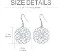 wholesale 925 Sterling Silver Celtic Knot Drop Earrings - Irish s for Women-0-3
