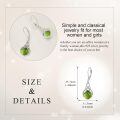 wholesale 925 Sterling Silver Drop Earrings Blue Moonstone Celtic Knot Platinum Plated For Women-0-39