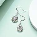 TOUPOP 925 Sterling Silver Owl Dangle Drop Earrings Jewelry Gifts-0-3