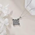 wholesale 925 Sterling Silver Celtic Knot Cross Pendant Necklace for Women Men Irish Vintage s-0-4