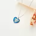 TOUPOP Sterling Silver Crystal Stethoscope Heart Necklace For Nurse Doctor-0-4