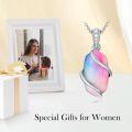 wholesale Sterling Silver Gemstone Dainty Pendant Necklace for Women Mom Gift-0-156
