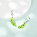 wholesale 925 Sterling Silver Pickle Dangle Earrings Fun Food s for Her-0-4