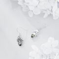 wholesale 925 Sterling Silver Mushroom Dangle Earrings-0-4