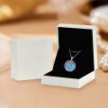 TOUPOP Sterling Silver & Turquoise Tree Of Life Necklace-0-5