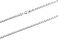 wholesale 925 Sterling Silver Snake Chain Necklace Wholesale With Lobster Clasp Closure-2mm snake chain 18in