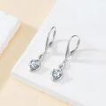 wholesale Infinity Birthstone Earrings 925 Sterling Silver Heart Love Infinity Dangle Drop Earrings Fine Jewelry Birthday Christmas Gifts For Women Girlfriend Wife -0-3