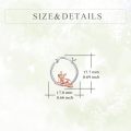 wholesale 925 Sterling Silver Rose Gold Deer Animal Stud Earrings Hypoallergenic  for Women Girls-0-3