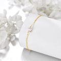 wholesale 14K Gold Freshwater Pearl Anklet for Women-0-1