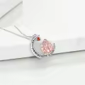 TOUPOP Sterling Silver Crystal Sisters Necklace Gift For Women Friendship-0-4