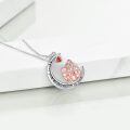 TOUPOP Sterling Silver Crystal Sisters Necklace Gift For Women Friendship-0-4