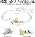wholesale 925 Sterling Silver Koala Charm Bracelet for Women Adjustable Animal s-0-3