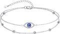wholesale 925 Sterling Silver Evil Eye Bracelet with Adjustable Chain Christmas s for Women-0-0