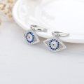 wholesale 925 Sterling Silver Blue Evil Eye Drop Earrings Turkish Amulet Jewelry for Women Girls Gifts-0-2