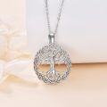 wholesale 925 Sterling Silver Tree of Life Pendant Necklace Norse s for Her Him-0-3