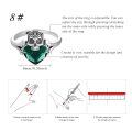 wholesale 925 Sterling Silver Skull Heart Ring-0-4