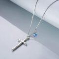 wholesale Sterling Silver Cross Necklace Philippians 4 13 I Can Do All Things Inspirational Gift-0-75