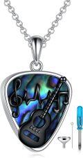 wholesale 925 Sterling Silver Guitar & Music Notes Pendant Necklaces w/ Funnel and Fill Kit - Musical  Set-0-0