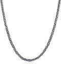 wholesale 925 Sterling Silver Byzantine Chain Necklace - Braided Design (2-5 mm)-0-0