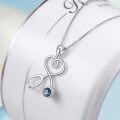 wholesale Sterling Silver & Austrian Crystal Stethoscope Necklace for Medical Professionals-0-1