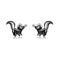 wholesale 925 Sterling Silver Elegant Skunk Earrings-Skunk