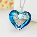 TOUPOP Sterling Silver Crystal Stethoscope Heart Necklace For Nurse Doctor-0-3